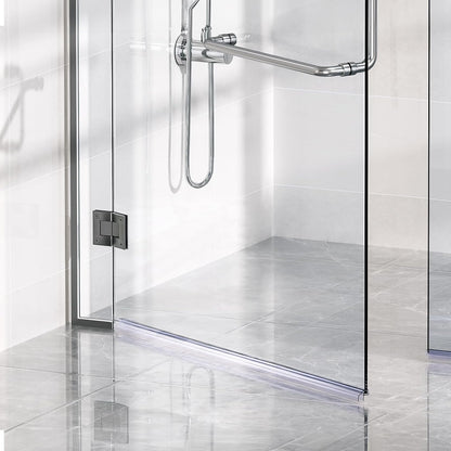 Delamu 3-Pack Shower Door Bottom Seal, 3/8''× 39'' Shower Door Sweep Strip | Shower Seal Strip for 3/8'' (10mm) Doors, Frameless Glass Shower Door Seal Strip Stop Shower Leaks and Create a Water Barrier