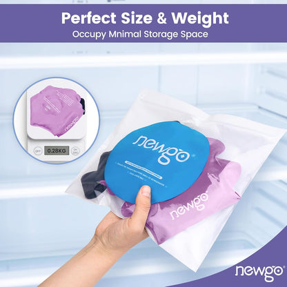 NEWGO Ankle Ice Wrap – Reusable Cold Pack for Swelling & Post-Surgery | Reusable Gel Ice Wrap for Ankle, Cold Therapy for Sprains, Swelling, and Post-surgery Recovery, Ideal for Ankle Injuries
