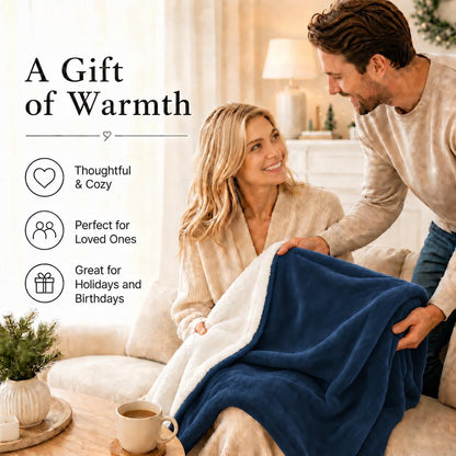 Electric Heated Blanket Full Size 72"x84" – Light Gray | ETL for Safe Overnight, 4 Heat Settings & 10H Auto Off, Dual-Sided Microplush Sherpa for Home Night, Machine washable