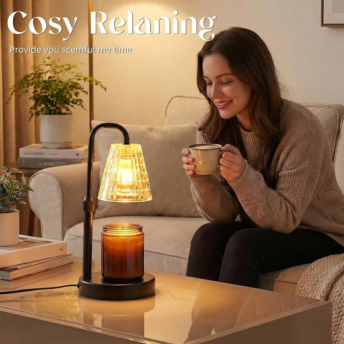 Glimra Candle Warmer Lamp, Candle Warmer Lamp with Timer, Dimmable