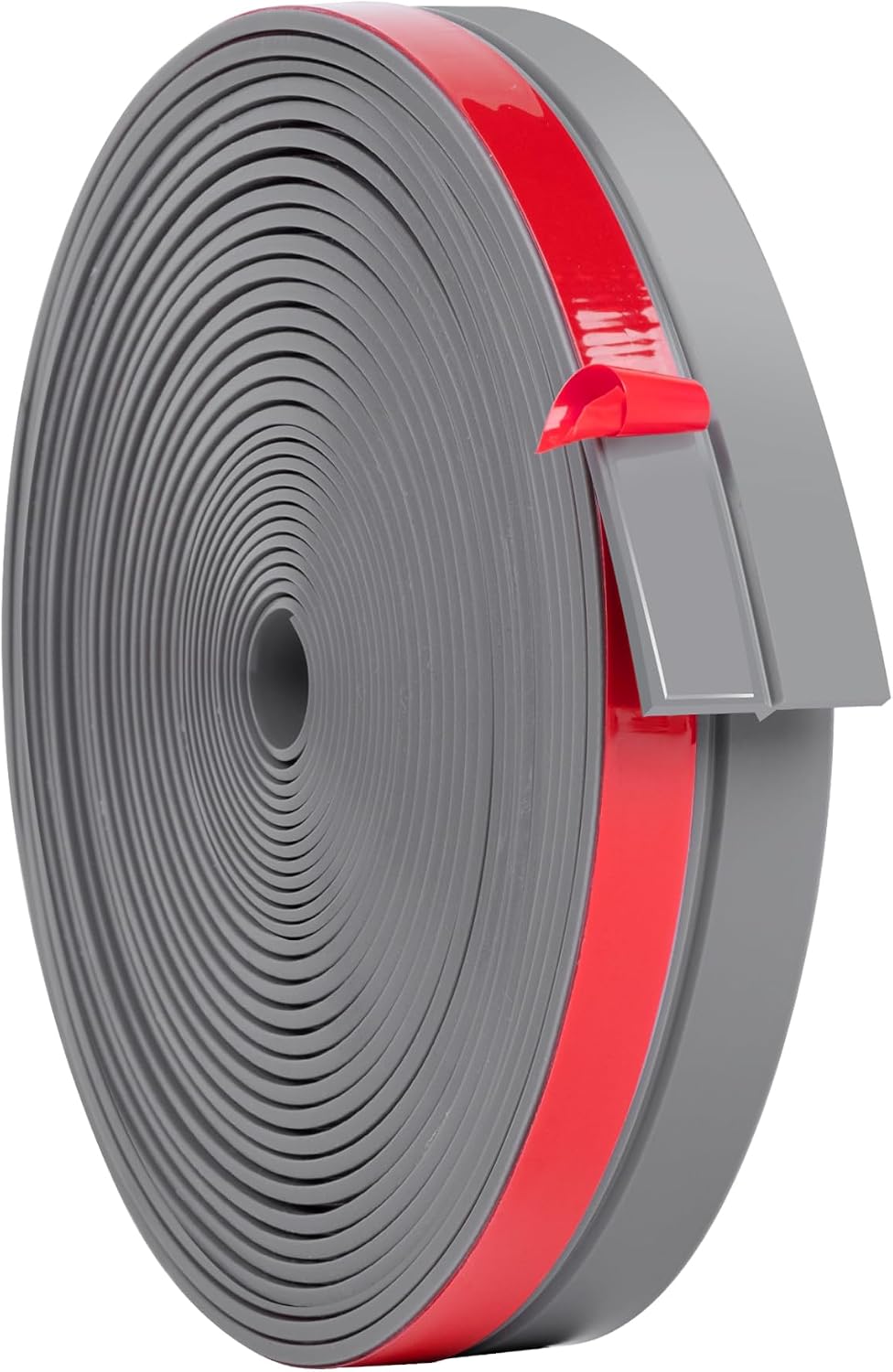 ToLanbbt Weather Stripping Silicone Door Seal Strip 2 in x 10 ft Door Draft Stopper Self Adhesive Tape, Side & Bottom Gaps Insulation Seal for Glass Shower Sliding Window, Black