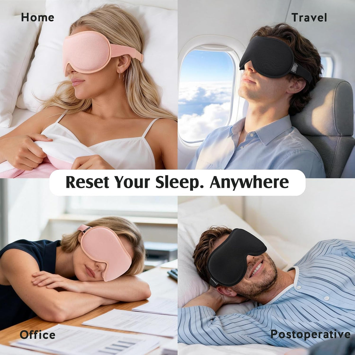 YFONG Sleep Mask for Women Lash Extension 3D PRO Eye Mask for Sleeping