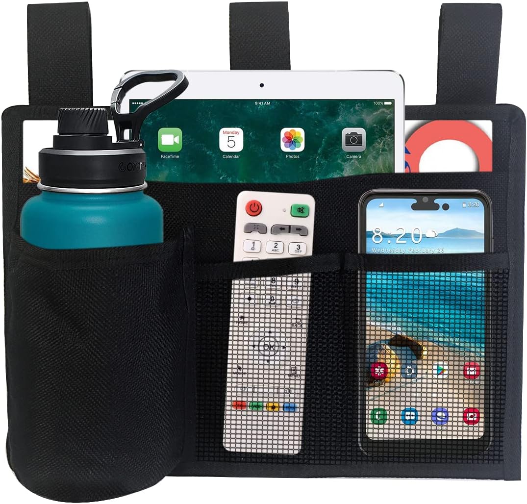 Bedside Storage Caddy, Bunk Bed Storage Bag, Hanging Bedside Organizer