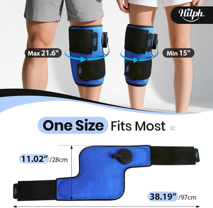Hilph Refillable Ice Pack for Knee Pain Relief, 2 Hours Long-Lasting Cold