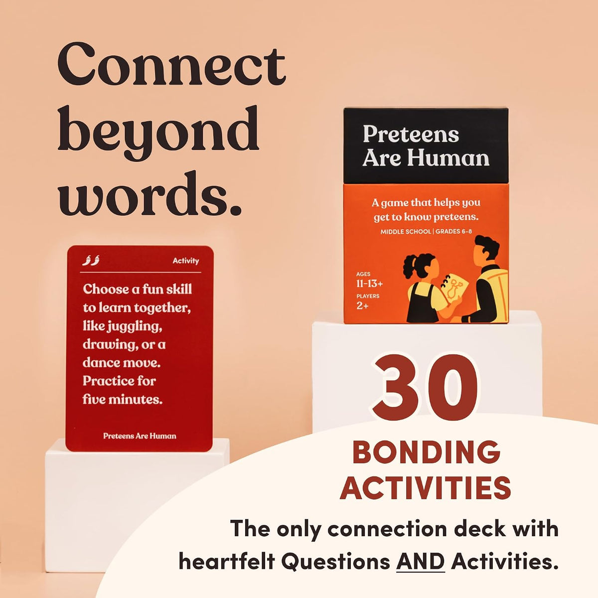 Friends are Human Conversation Cards for Friendship and Bonding, 140 Cards