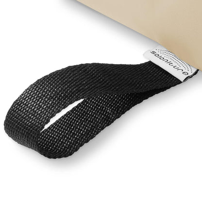 Saloniture Half Round Massage Table Bolster Pillow Pad - 26 x 6 x 3 Inch - Gray Velour