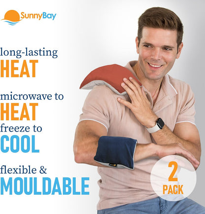 SunnyBay Heating Pad, Neck and Shoulder Wrap, 6x11 inch, Pink