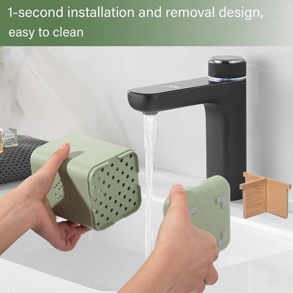 Toothbrush Holders for Bathrooms, Electric Toothbrush Holder, White | Toothbrush and Toothpaste Organizer for Bathroom Countertop, 3 Slot Vanity Storage