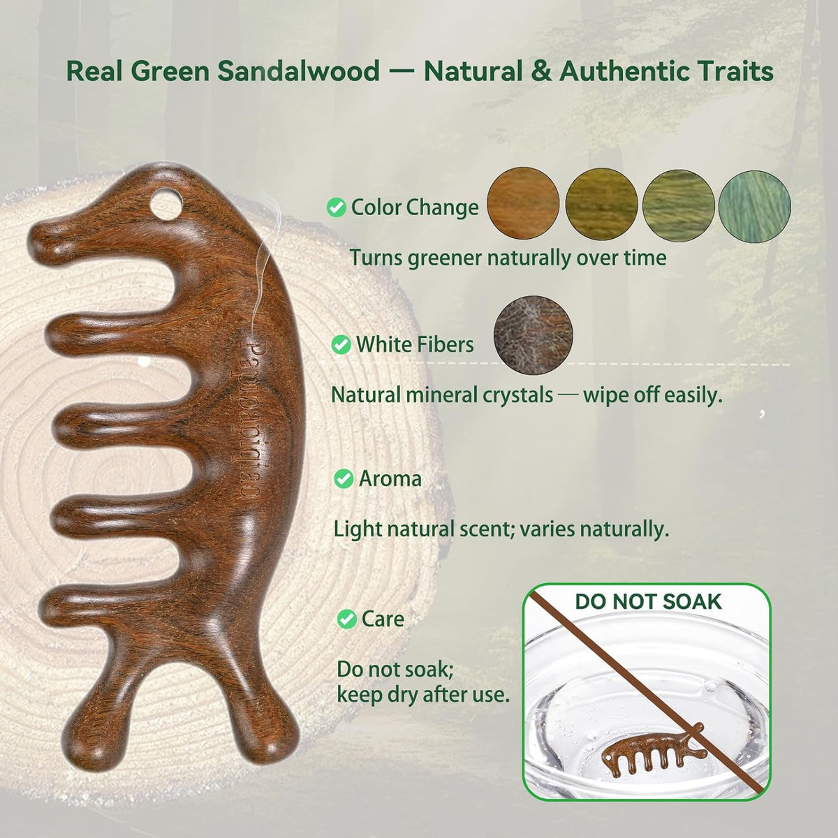Wood Therapy Massage Tools – Wooden Manual Guasha Tool, Handheld Body & Scalp Massager, Trigger Point Scraper, Reflexology & Lymphatic Drainage Inspired Wooden Massage Tool for Face, Neck, Back & Legs
