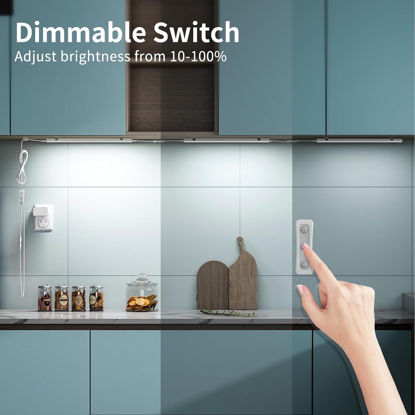 Motion Sensor Cabinet Lighting, 4500K Daylight, 3 Pack 12 inch Linkable