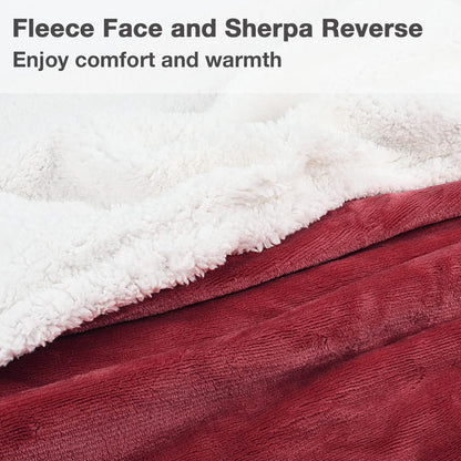 Catalonia Wearable Blanket with Sleeves & Foot Pocket for Adults | Soft Fleece Throw Wrap with Hands-Free Comfort, Perfect for Reading, TV Time & Relaxing, Christmas Gift for Women & Men