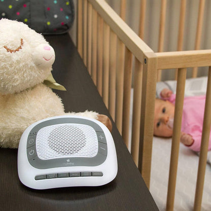MyBaby SoundSpa White Noise Machine for Babies | 6 Soothing Lullabies for Newborns, Sound Therapy for Travel, Relaxing, Kids, Newborns, Baby Songs, Adjustable Volume, Auto-off Timer, By HoMedics | Sound Therapy for Travel, Relaxing, Kids, Newborns, Baby