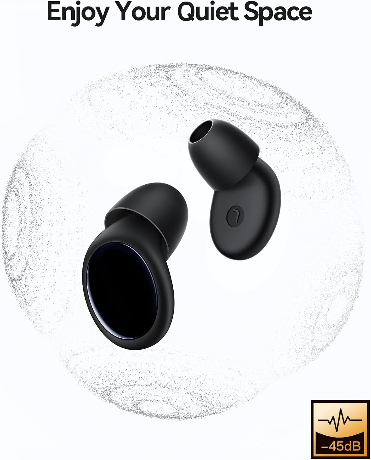 45dB Ear Plugs for Sleeping Noise Cancelling Ear Plugs for Noise Reduction & Snoring, Concerts, Earplugs for Sleep,Sider Sleepers Airplane, Silicone Earplugs Reusable Concert Ear Plug