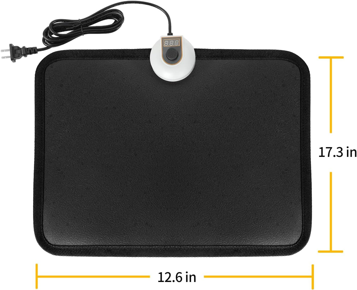 Livtribe Heated Floor Mat for Foot, Carbon Crystal Heated Foot Warmer