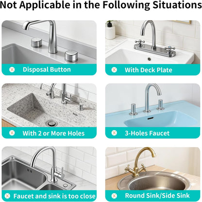 Absorbent Stone Faucet Mat for Kitchen Sink - 15.8" x 4" Diatomite Stone Sink Tray, Quick Dry Bathroom Sink Splash Guard Behind Faucet, Water Catcher Counter Protector (White)