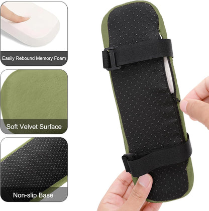 MOSISO Chair Armrest Pads, Home/Office Chair Arm Rest Covers, Black