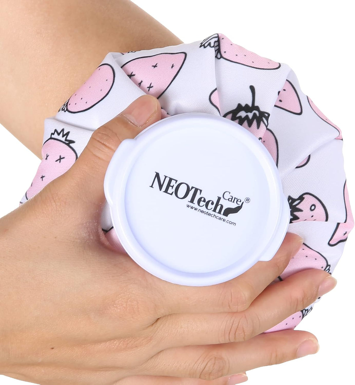 Neotech Care Ice Bag with Screw Top Lid (Smiley Face Design, 8 inch)