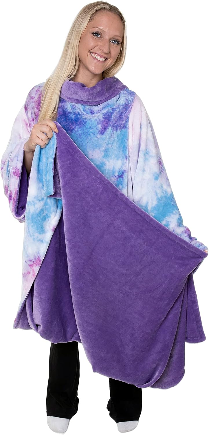 Snuggie The Original Wearable Blanket With Sleeves & Pockets | Cozy Oversized Throw for Adult Men & Women | One Size, 71x54