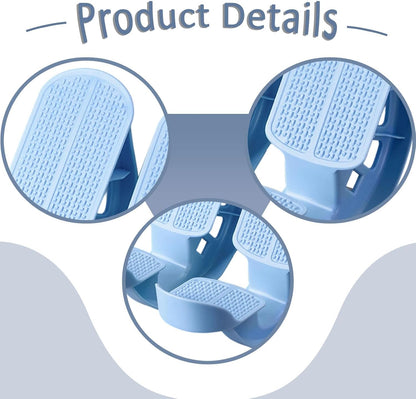 SM SunniMix 2 Pieces Foot Stretcher Rocker Calf Stretcher Ankle Stretcher Foot Rocker Board PP Material Non Slip Stable Design Suitable for, Blue