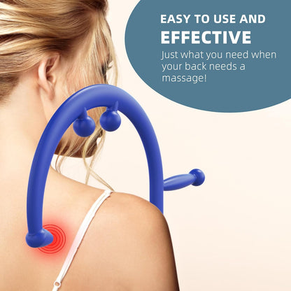 KEINE MARKE Trigger Point Massage Tool Body Deep Tissue Handheld Back, Neck, Shoulder, Leg and Feet Massager Rod, Muscle Release Tool Self Massage Hook Cane for Women & Men