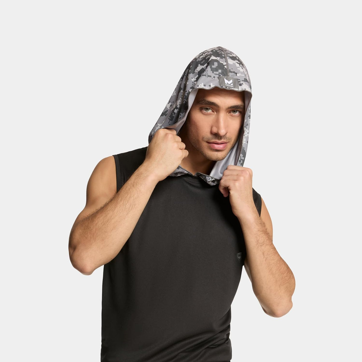MISSION Cooling Hoodie Towel, Evaporative Cool Technology, Cools Instantly When Wet, UPF 50 Sun Protection, Contours Your Head to Stay in Place, Great for Sports, Fitness, Gym