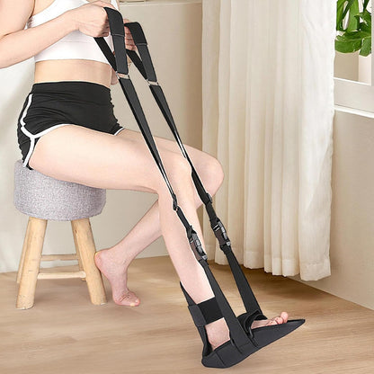 Leg Stretch Strap for Men Gym Fitness Equipment | Foot and Calf Stretcher for Dancers Gymnasts Runners Women Men Adults Athletes Beginners Professionals Studio Office