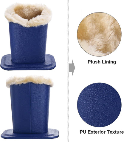 Plush Lined Eyeglasses Holder,Glasses Storage Organizer for Desk, Nightstand, Office,Eyewear Display Case,2 Packs