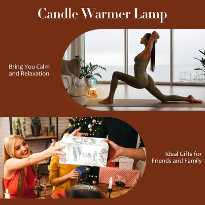 Flower Candle Warmer Lamp with Timer & Dimmer