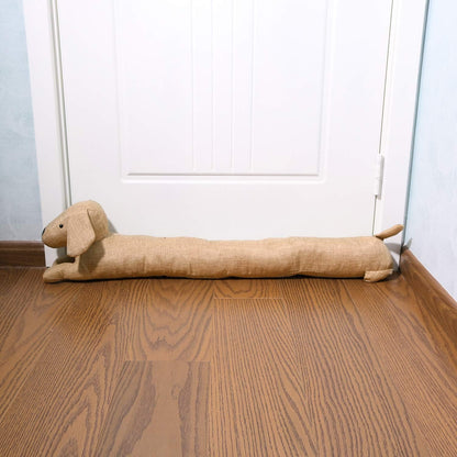 SWISSELITE 36 Inch Under Door Stopper, Decorative Door Noise Blocker | Weighted 3.2 Pounds Animal Air Draft Stopper Soundproof Energy Saver for Door & Window
