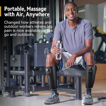 FIT KING Cordless Calf Compression Massager for Circulation and Pain Relief
