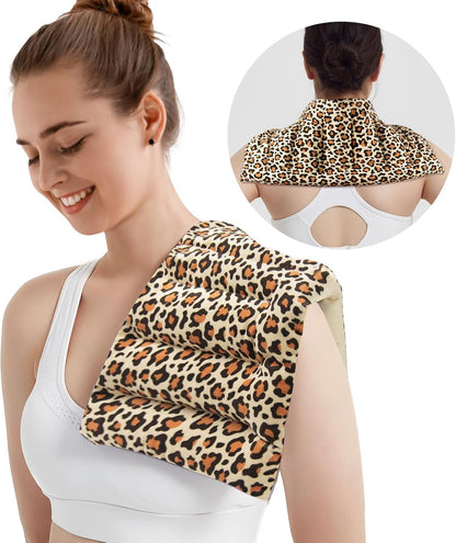 Microwave Heating Pad for Pain Relief, 8 x 18 Grey