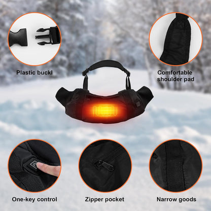 Hand Warmers Rechargeable,Portable Heated Electric Hand Warmer Pouch | 3 Level Adjustable Temperature for Women, Men, Kids, Hunting,Outdoor camping, Ice fishing, Skiing