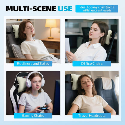 Recliner Head Pillow for Neck, Recliner Pillow for Headrest, Sofa, Chair