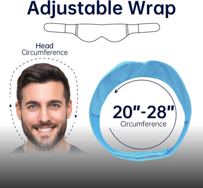 Wisdom Teeth Ice Pack Head Wrap Jaw Face Ice Pack with 4 Gel Packs