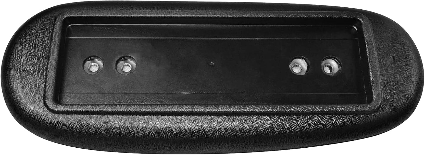 MySit Office Chair Armrest Replacement Universal 4" or 5.5" Mounting Hole | Arm Pads Set of 2 Black