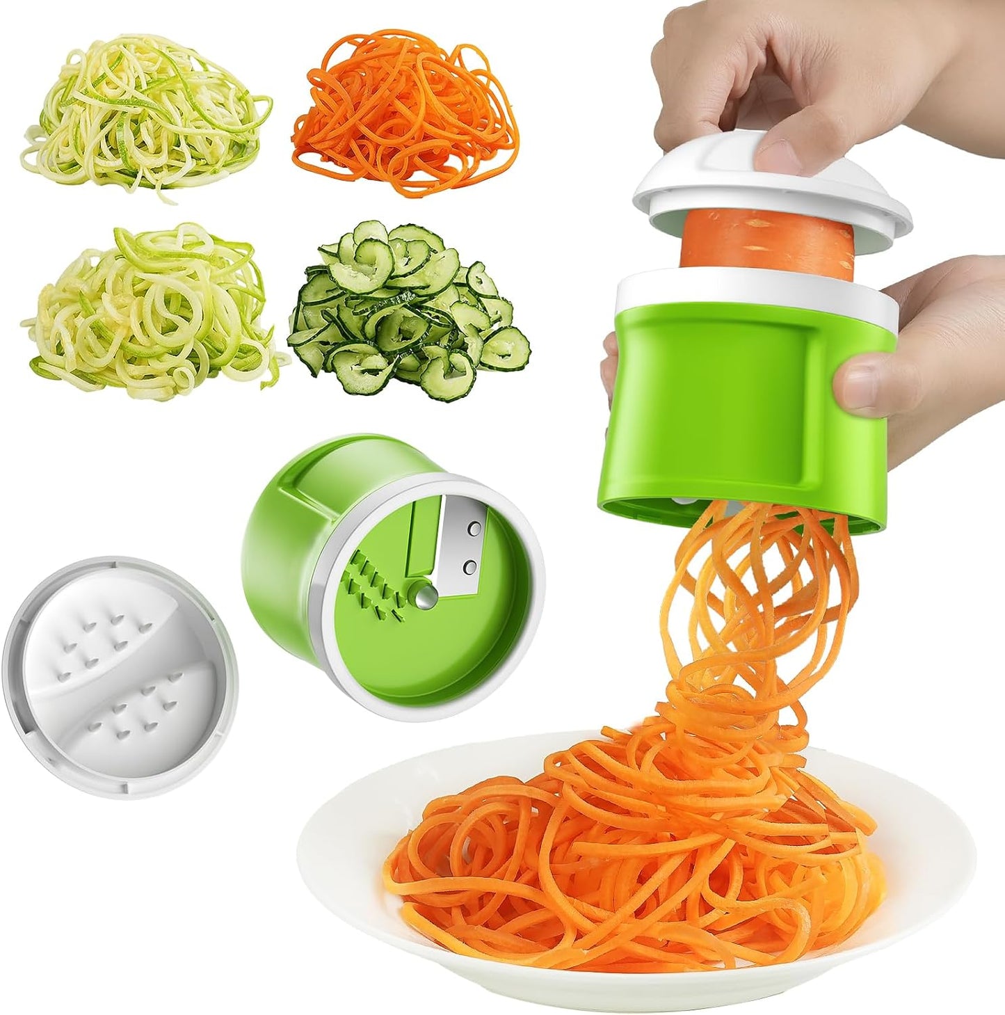 Safe Mandoline Slicer for Kitchen, Potato Slicer for Chips,Vegetable Cutter | Potato Slicer for Chips, 6 in 1 Vegetable slicer with Thickness Adjuster, Faster Kitchen Slicer for Meal Prep (Only Slice)