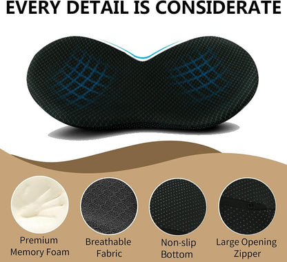 Livtribe Car Seat Cushion, Comfortable Wedge Seat Cushions for Long Driving