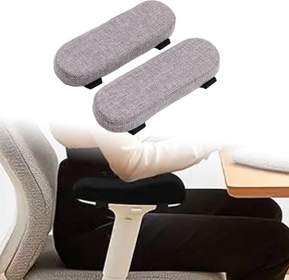 Office Chair Armrest Pad Elbow Cushion Thick Removable Cover Desk Chair Armrest Cushion Arm Padding for Recliners Sofa Home, Beige
