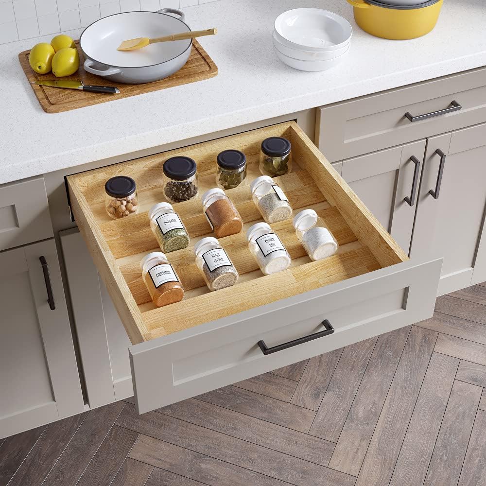 24" Drop-In Spice Tray Drawer Insert