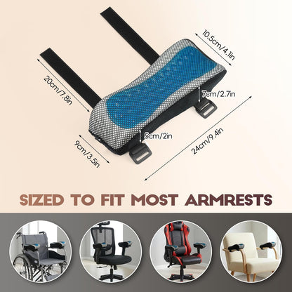 Chair Arm Pads for Office, Wheelchair and Gaming