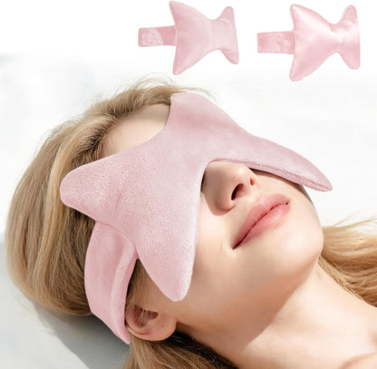 SPRING SEAON Microwavable Sinus Mask,Warm Cold Compress Eye Mask