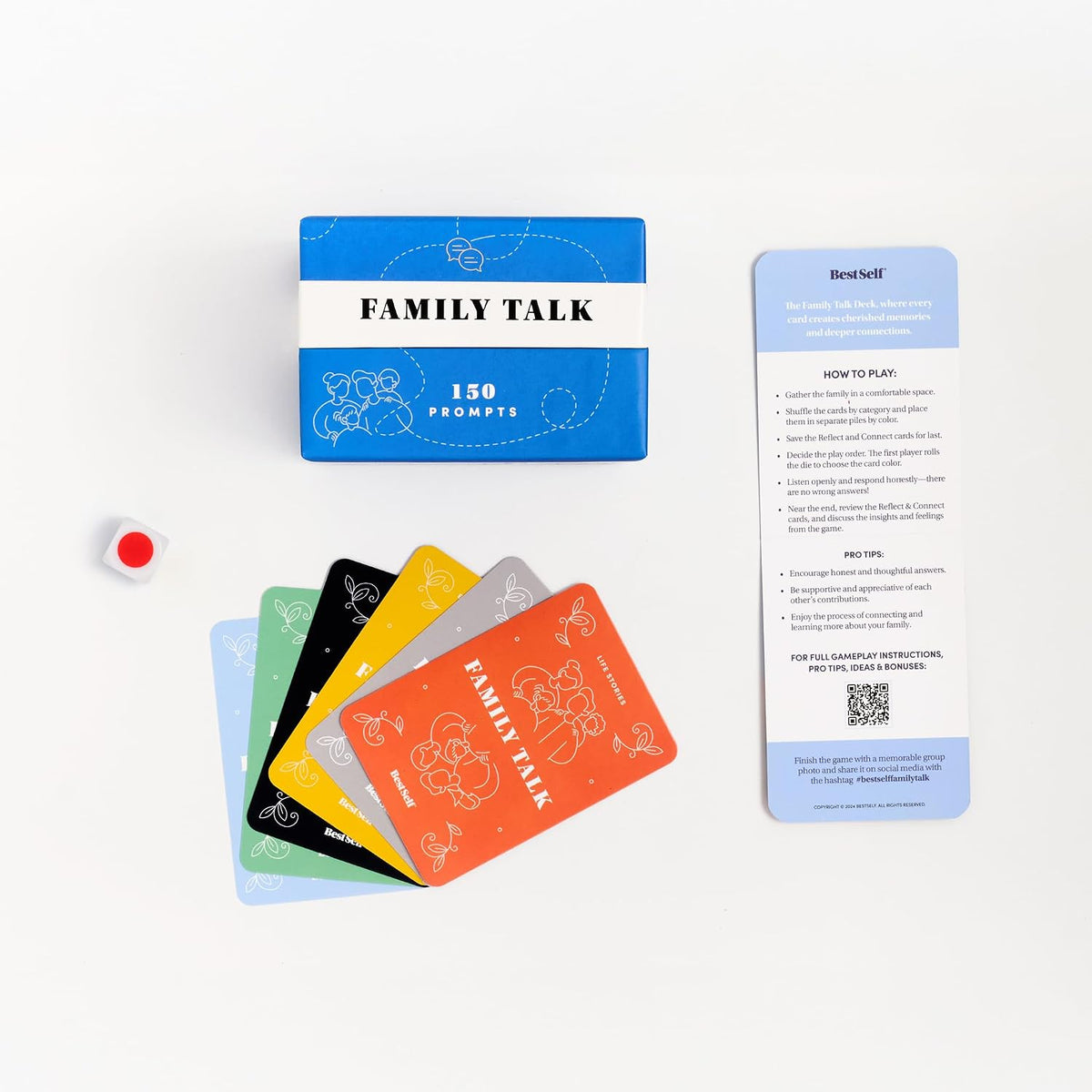 BestSelf Icebreaker Deck – 170 Ice Breaker Cards for Adults, Work & Groups