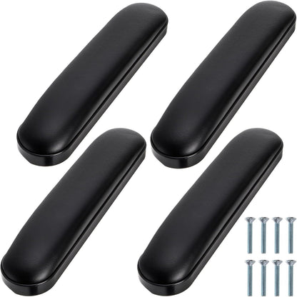 Covzoe 4 Pack Wheelchair Armrest Pads, 10-1/4" Long Replacement Wheelchair Arm Cushion, Transport Chair Arm Pad Part Fits for Most Standard Wheelchairs