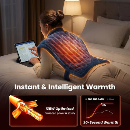 BOB AND BRAD Weighted Heating Pad for Shoulders and Upper Back
