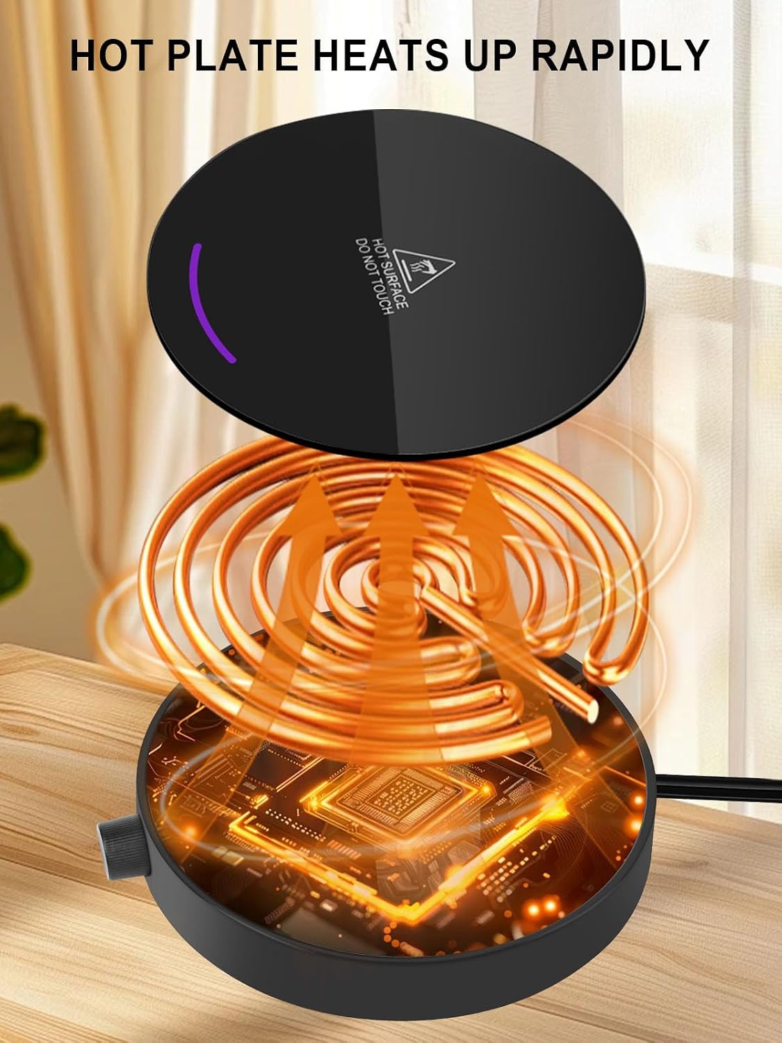 Coffee Mug Warmer, Smart Candle Warmer, Ideal Gifts for All Beverage | Fast Heating | 3 Temp Settings | 4H Auto Shut Off | LED Light | Ideal for All Cups | Ideal for Coffee Tea Water and Milk