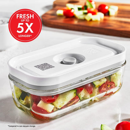 For food to stay fresh up to 5X longer, pump required (not included).