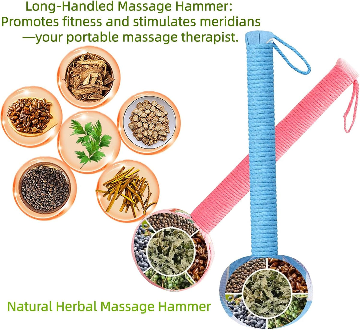 Body Massage Hammer, Manual Back Massager Tool for Body Relief