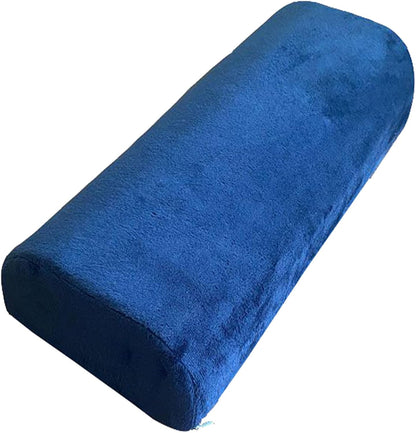 Knee Pillow Half Moon for Back Sleeping, Knee Wedge Pillow for Back Pain,Body Pillow Leg Pillow for Side Sleeping, Knee Bolster Pillow for Legs Support, Half Moon(17,45x18x10cm/18x7x4in)