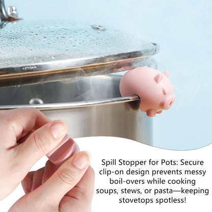 3 Pcs Spill Proof Lid Lifter Silicone Boil Over Spill Stopper | Creative Pot Minder, For Pots, Kitchen