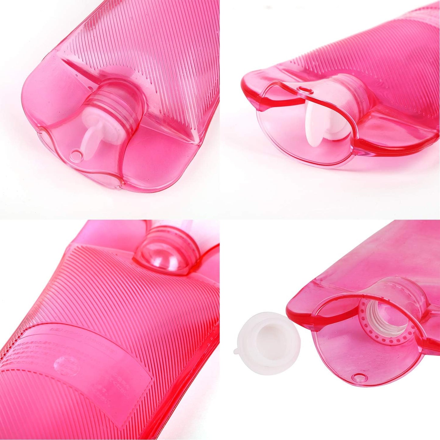 Hot Water Bottle, U Shaped PVC Explosion-Proof Hot Water Bottle Heating Pads Neck Shoulder Hand Warmer Heat Pack Hot Cold Therapy Pain Relief Neck Relaxing Warming Heating Wrap Pillow Hot Water Bag